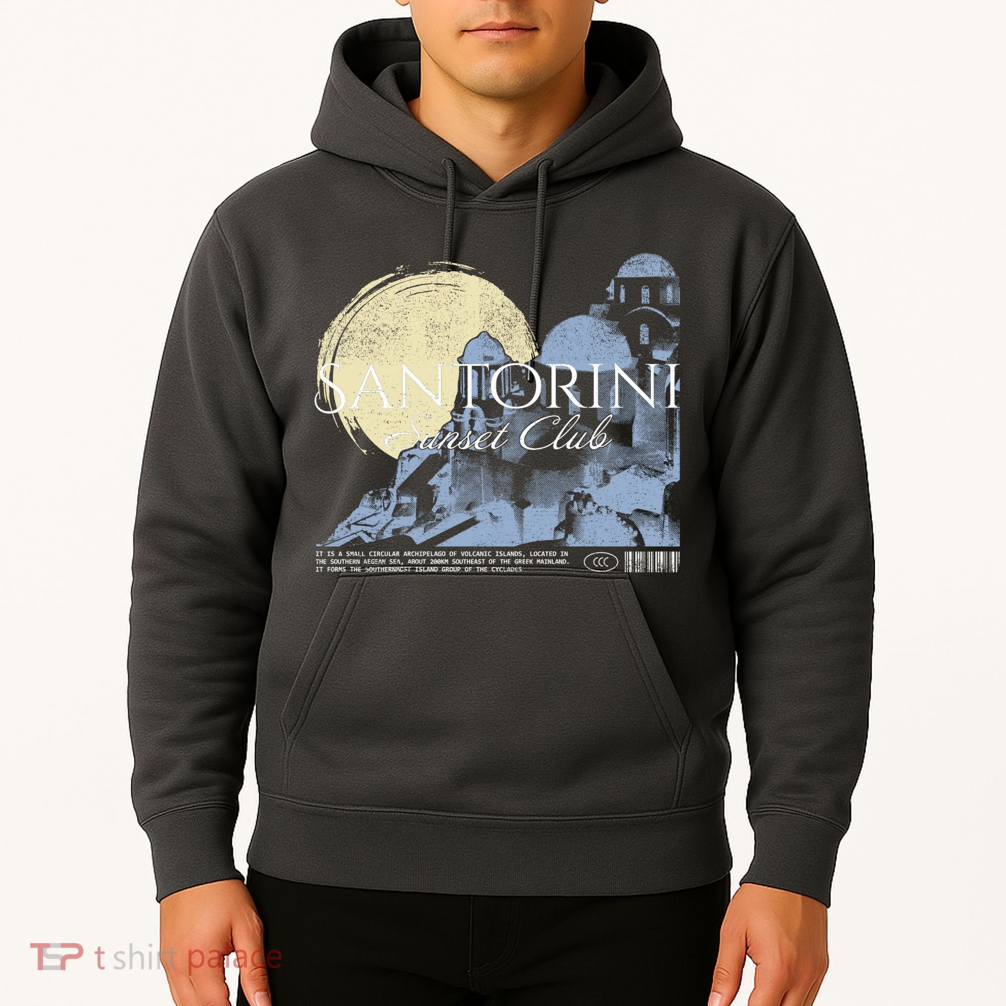 Santorini Sunset Club Hoodie
