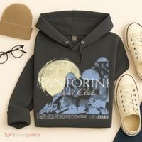 Santorini Sunset Club Hoodie thumb 4