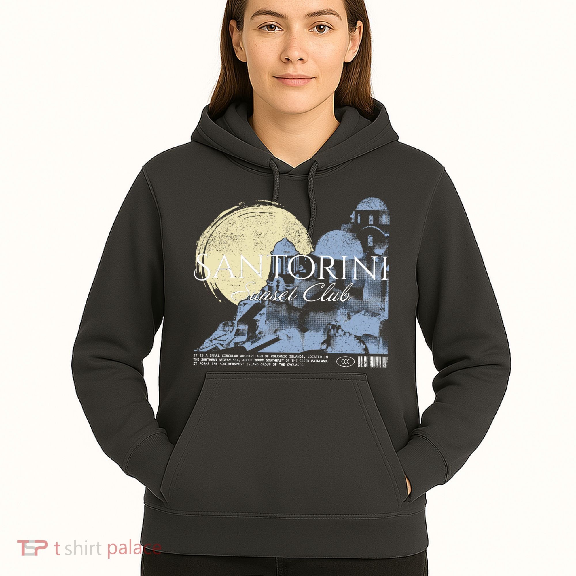Santorini Sunset Club Hoodie