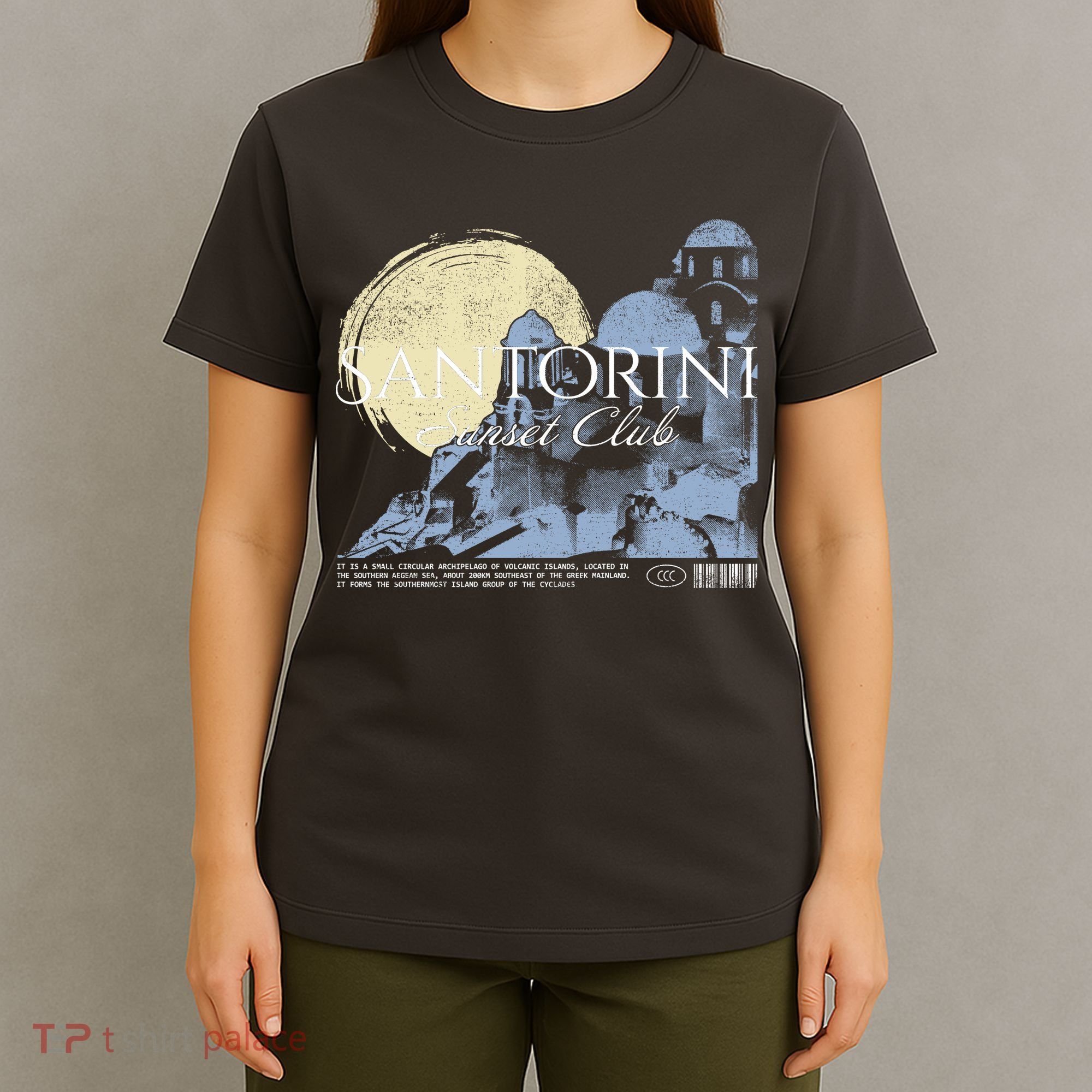 Santorini Sunset Club T-Shirt