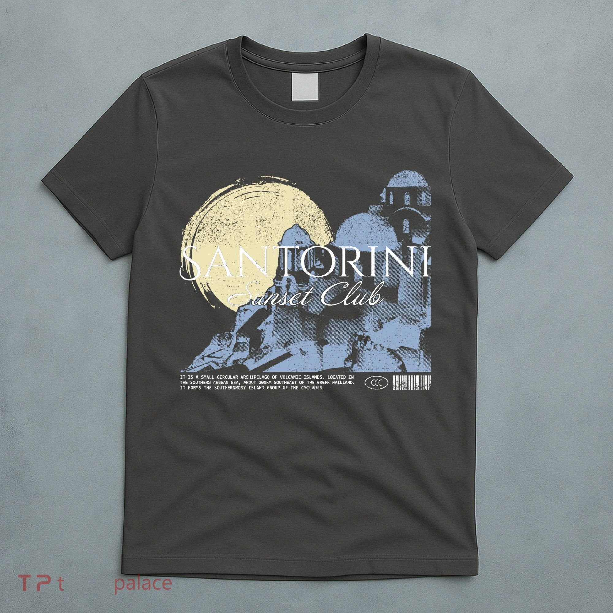 Santorini Sunset Club T-Shirt
