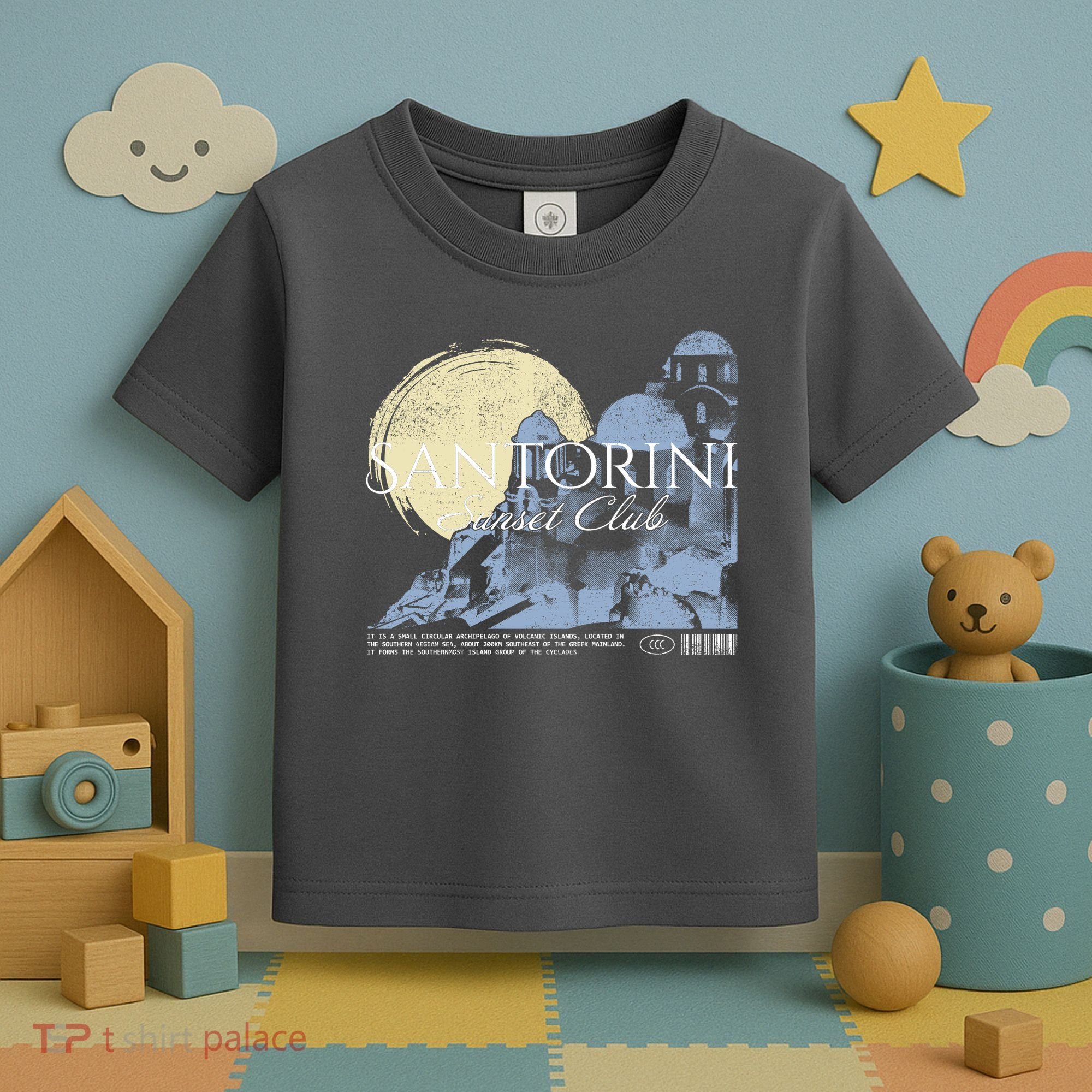 Santorini Sunset Club Toddler T-Shirt