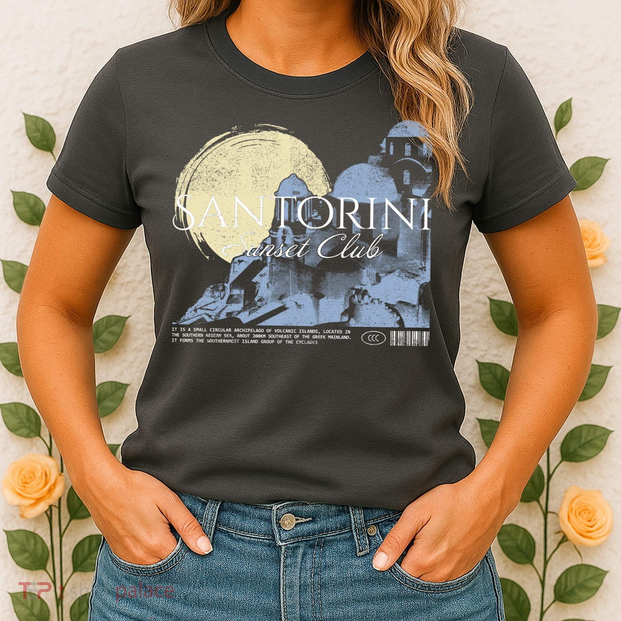 Santorini Sunset Club Women's T-Shirt