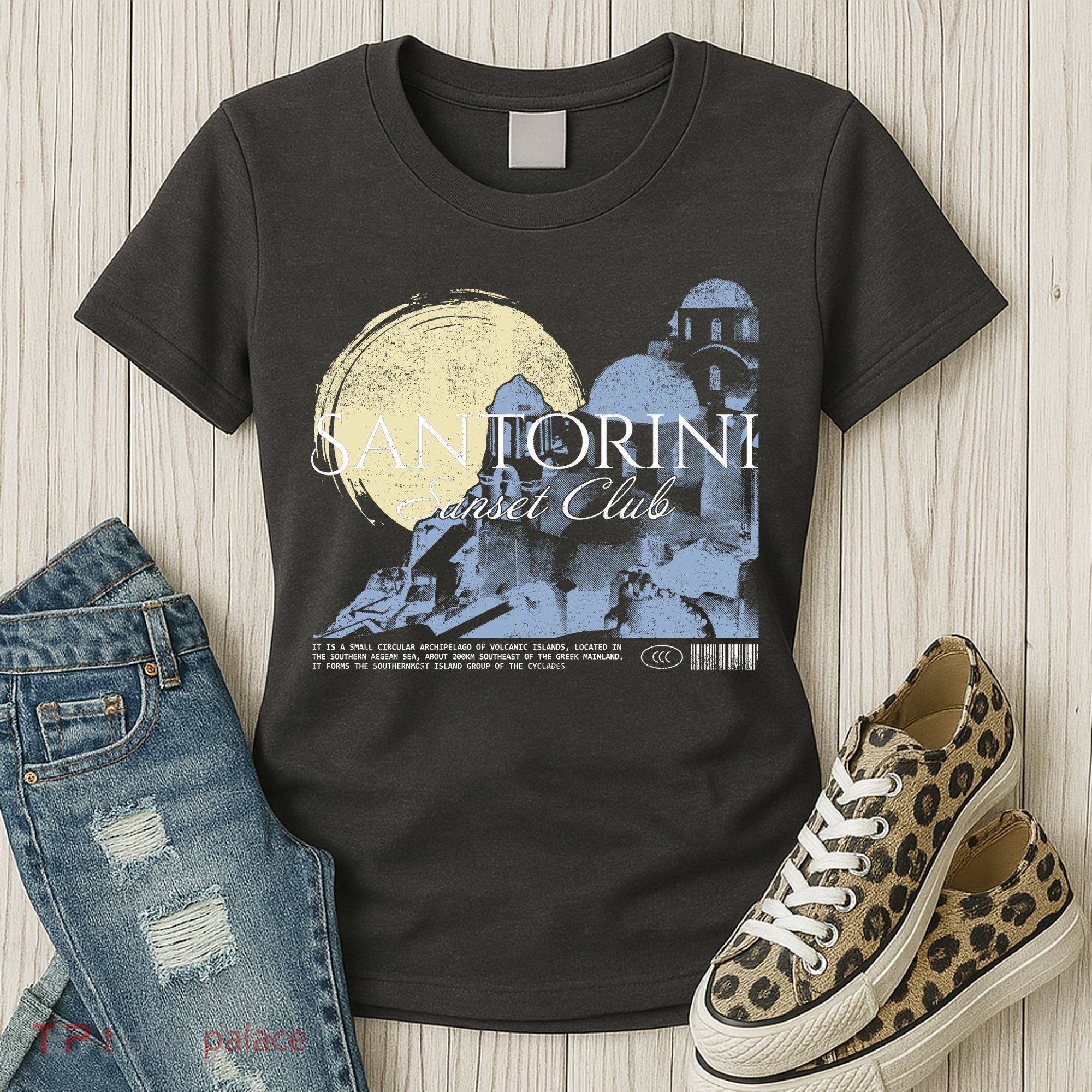 Santorini Sunset Club Women's T-Shirt