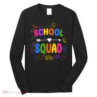School Squad Colorful Education Fun Long Sleeve Shirt thumb 0