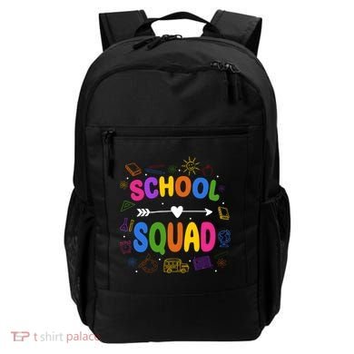 School Squad Colorful Education Fun Backpack