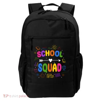 School Squad Colorful Education Fun Backpack