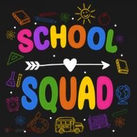 School Squad Colorful Education Fun Button thumb 1