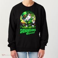 Shenanigans Squad Cat Leprechaun Kitten St PatrickS Day Meaningful Gift Women's Sweatshirt thumb 0