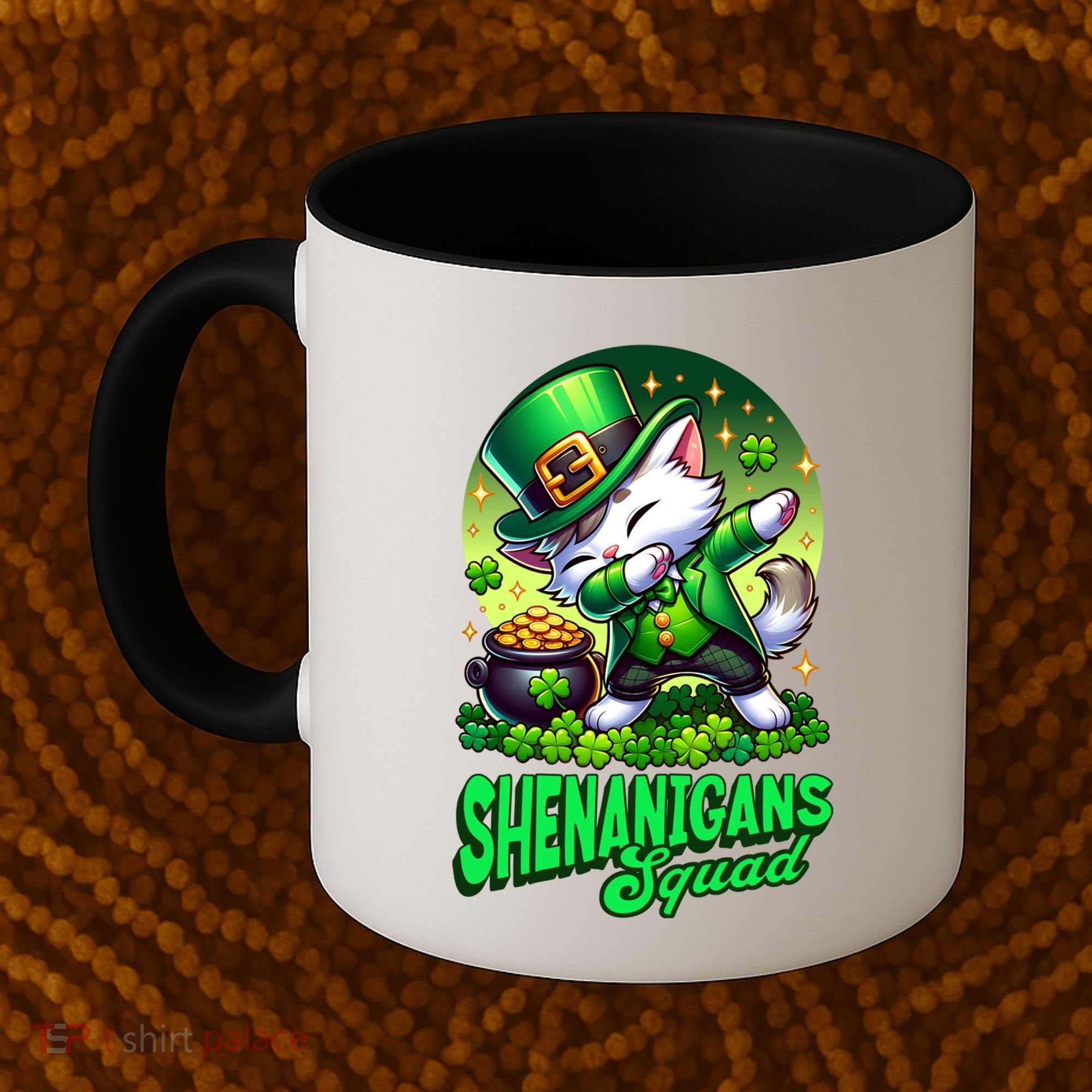 Shenanigans Squad Cat Leprechaun Kitten St PatrickS Day Meaningful Gift Coffee Mug