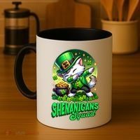 Shenanigans Squad Cat Leprechaun Kitten St PatrickS Day Meaningful Gift Coffee Mug thumb 4