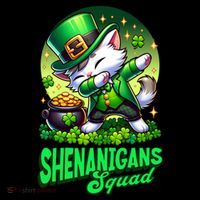 Shenanigans Squad Cat Leprechaun Kitten St PatrickS Day Meaningful Gift Women's Hoodie thumb 2