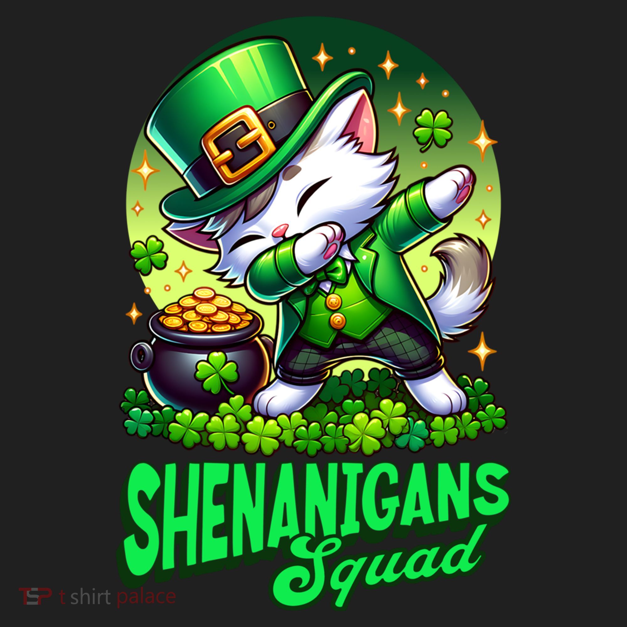Shenanigans Squad Cat Leprechaun Kitten St PatrickS Day Meaningful Gift Hat