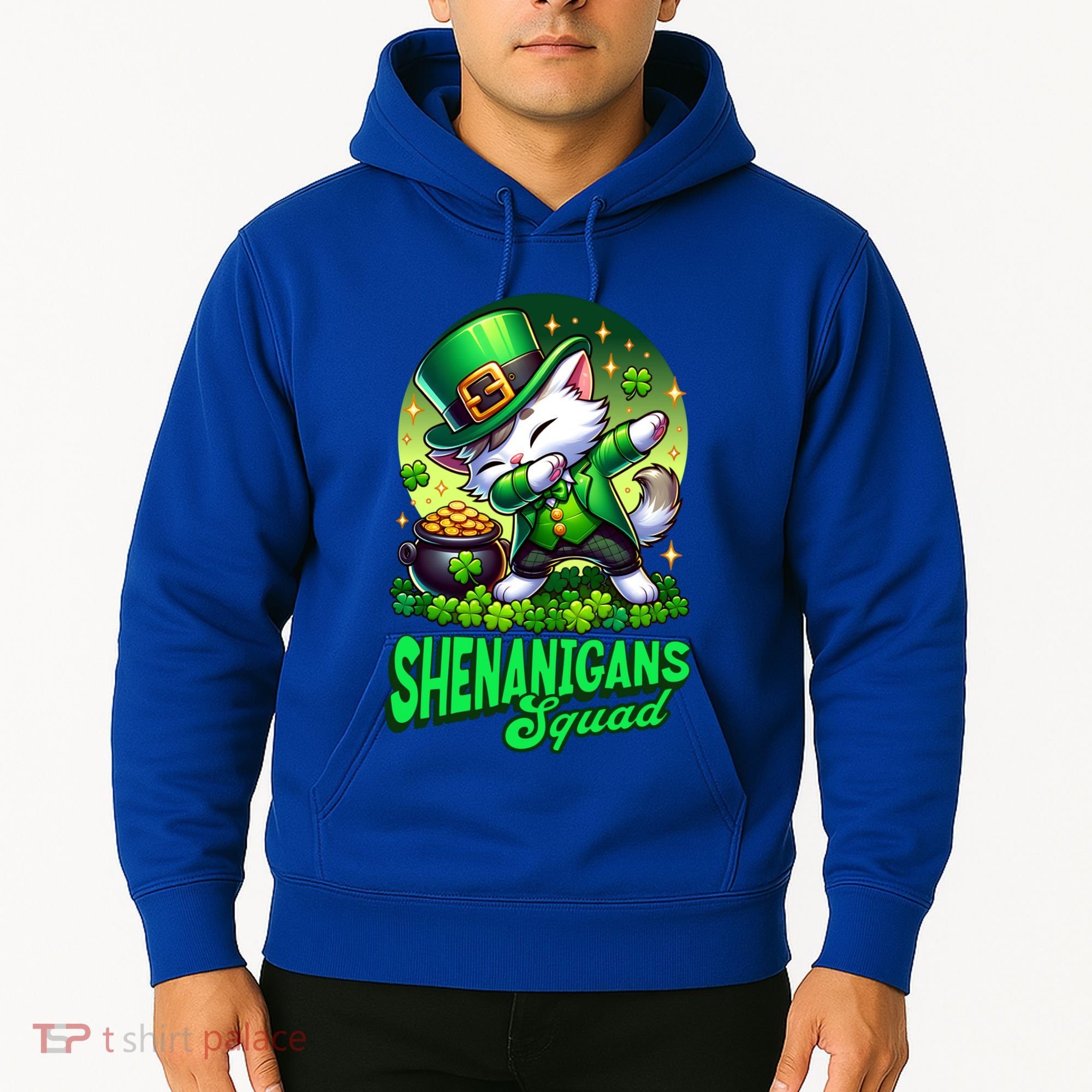 Shenanigans Squad Cat Leprechaun Kitten St PatrickS Day Meaningful Gift Hoodie