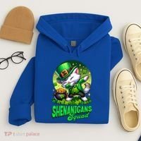 Shenanigans Squad Cat Leprechaun Kitten St PatrickS Day Meaningful Gift Hoodie thumb 4
