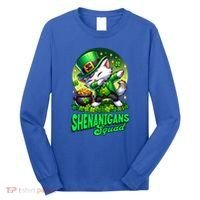 Shenanigans Squad Cat Leprechaun Kitten St PatrickS Day Meaningful Gift Long Sleeve Shirt thumb 0