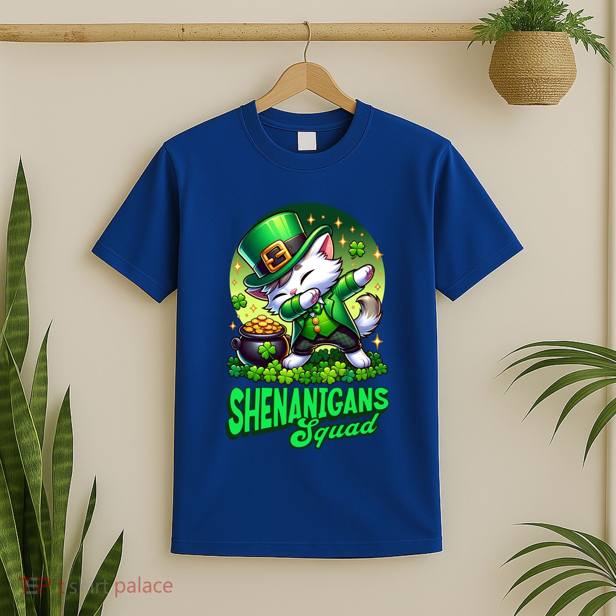 Shenanigans Squad Cat Leprechaun Kitten St PatrickS Day Meaningful Gift T-Shirt