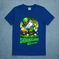 Shenanigans Squad Cat Leprechaun Kitten St PatrickS Day Meaningful Gift T-Shirt thumb 5