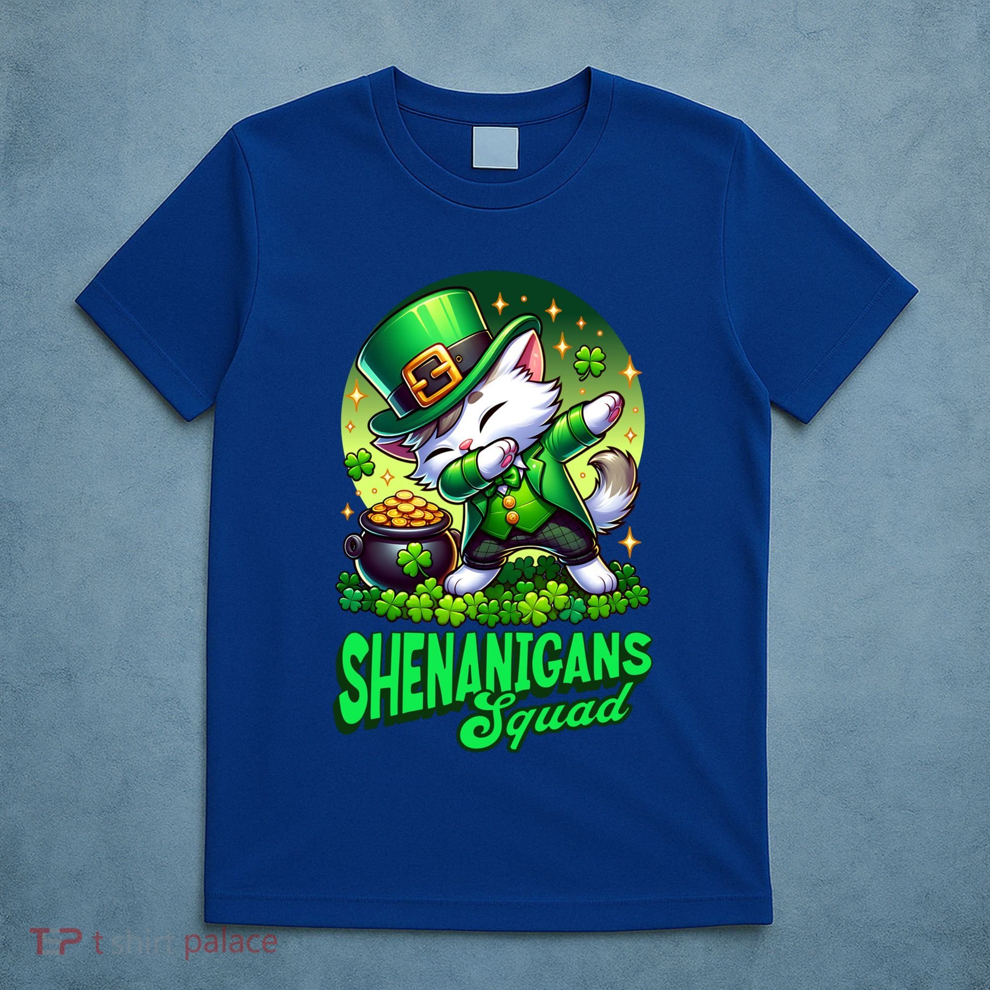 Shenanigans Squad Cat Leprechaun Kitten St PatrickS Day Meaningful Gift T-Shirt