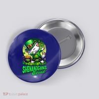 Shenanigans Squad Cat Leprechaun Kitten St PatrickS Day Meaningful Gift Button thumb 0