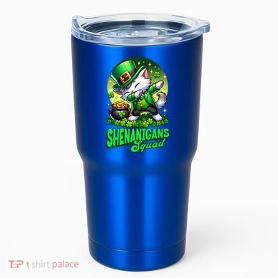 Shenanigans Squad Cat Leprechaun Kitten St PatrickS Day Meaningful Gift Tumbler