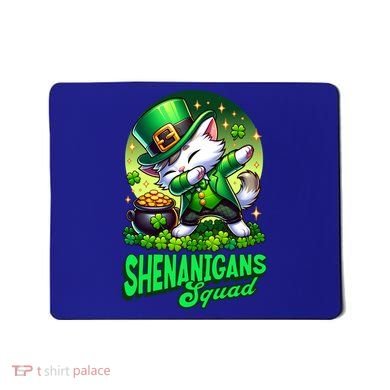 Shenanigans Squad Cat Leprechaun Kitten St PatrickS Day Meaningful Gift Mousepad