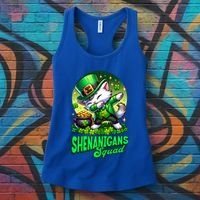 Shenanigans Squad Cat Leprechaun Kitten St PatrickS Day Meaningful Gift Women's Tank Top thumb 3