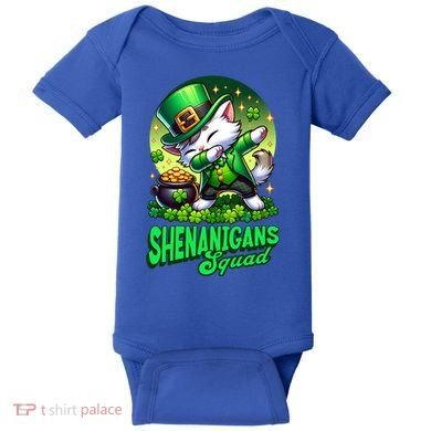 Shenanigans Squad Cat Leprechaun Kitten St PatrickS Day Meaningful Gift Baby Bodysuit
