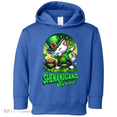 Shenanigans Squad Cat Leprechaun Kitten St PatrickS Day Meaningful Gift Toddler Hoodie