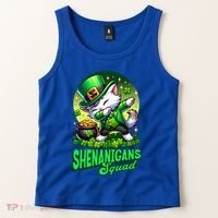 Shenanigans Squad Cat Leprechaun Kitten St PatrickS Day Meaningful Gift Tank Top thumb 2