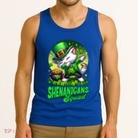 Shenanigans Squad Cat Leprechaun Kitten St PatrickS Day Meaningful Gift Tank Top thumb 3