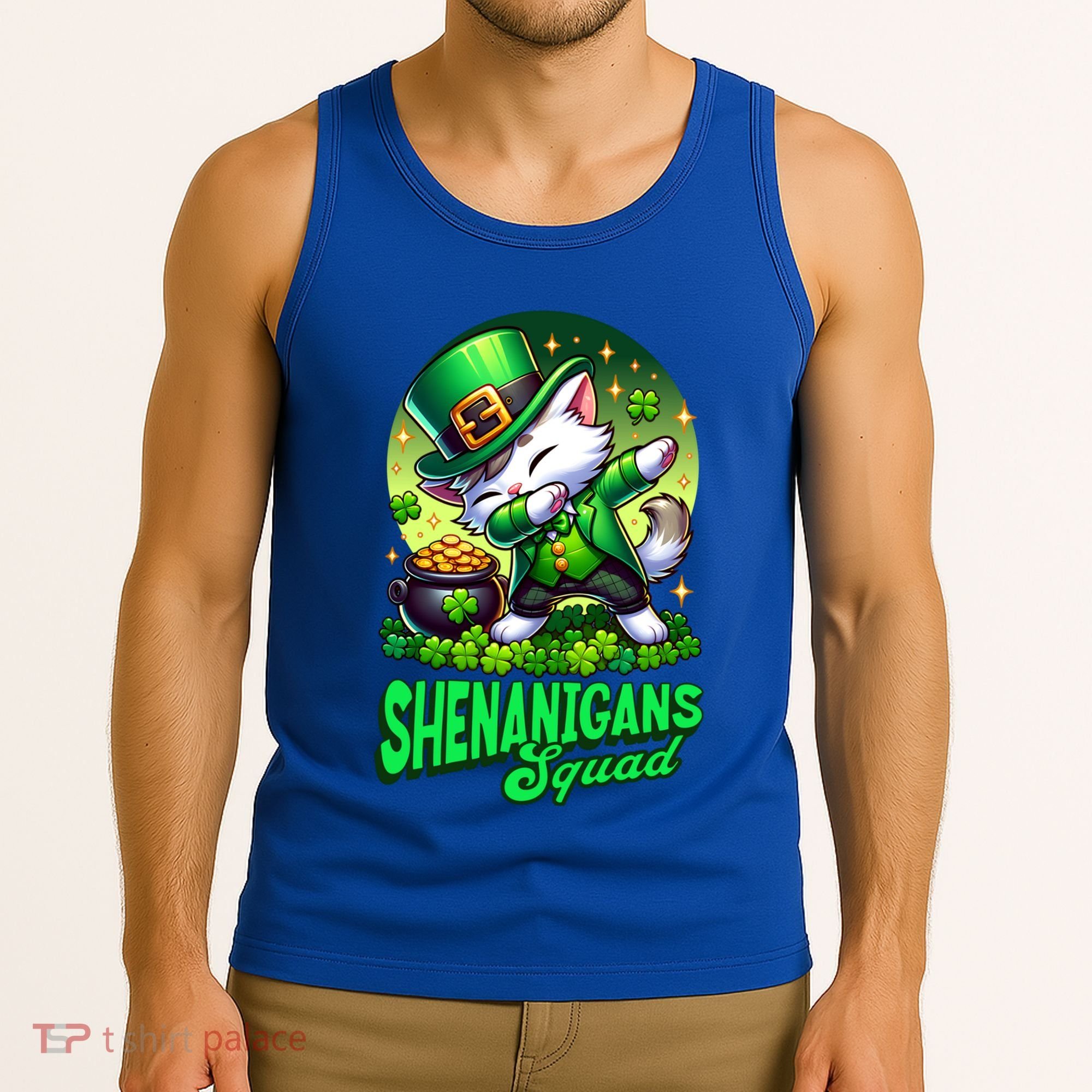 Shenanigans Squad Cat Leprechaun Kitten St PatrickS Day Meaningful Gift Tank Top
