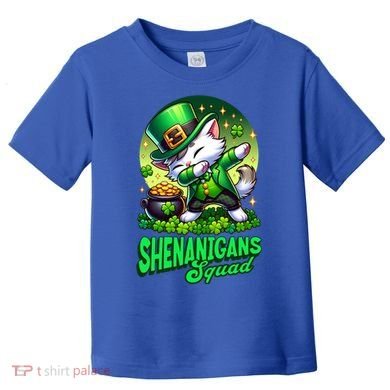 Shenanigans Squad Cat Leprechaun Kitten St PatrickS Day Meaningful Gift Toddler T-Shirt