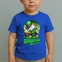 Shenanigans Squad Cat Leprechaun Kitten St PatrickS Day Meaningful Gift Toddler T-Shirt thumb 2