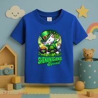 Shenanigans Squad Cat Leprechaun Kitten St PatrickS Day Meaningful Gift Toddler T-Shirt thumb 3
