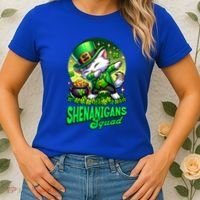 Shenanigans Squad Cat Leprechaun Kitten St PatrickS Day Meaningful Gift Women's T-Shirt thumb 2