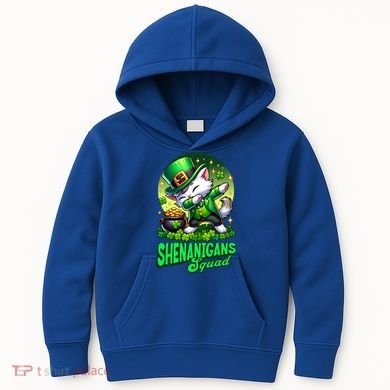 Shenanigans Squad Cat Leprechaun Kitten St PatrickS Day Meaningful Gift Kids Hoodie