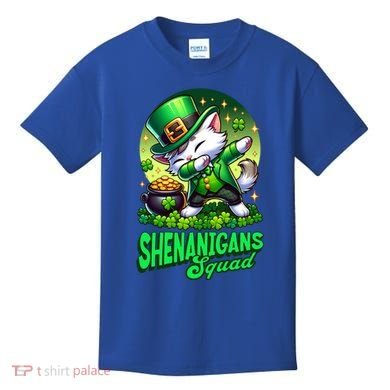 Shenanigans Squad Cat Leprechaun Kitten St PatrickS Day Meaningful Gift Kids T-Shirt