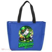 Shenanigans Squad Cat Leprechaun Kitten St PatrickS Day Meaningful Gift Tote Bag thumb 0