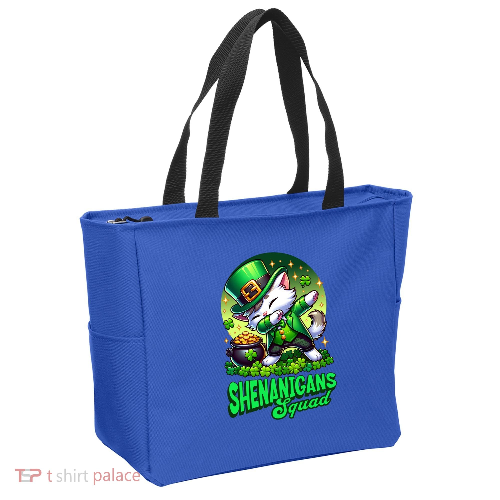 Shenanigans Squad Cat Leprechaun Kitten St PatrickS Day Meaningful Gift Tote Bag