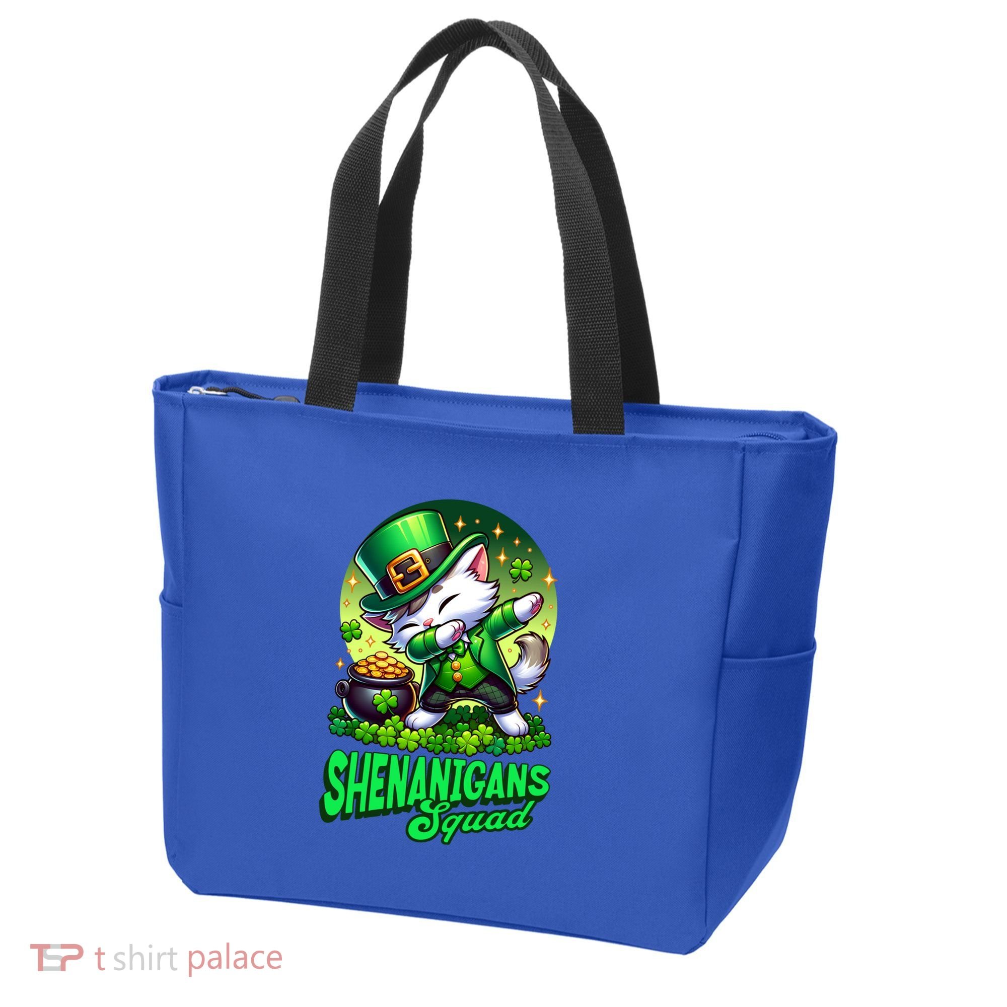 Shenanigans Squad Cat Leprechaun Kitten St PatrickS Day Meaningful Gift Tote Bag