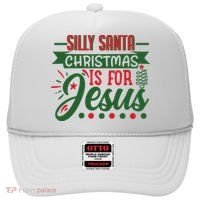 Silly Santa Christmas Is For Jesus Holiday Hat thumb 0