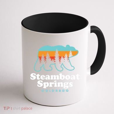 Steamboat Springs Colorado Bear Mountain Skiing Coffee Mug back
