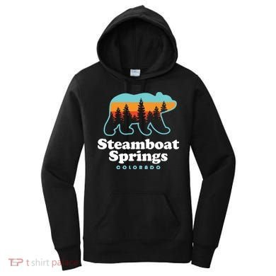 Steamboat Springs Colorado Bear Mountain Skiing Women's Hoodie
