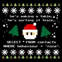 SQL Santa Claus Database Clause Developer Code DB Programmer USA-Made Doggie Bandana thumb 2