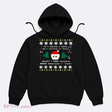 SQL Santa Claus Database Clause Developer Code DB Programmer Hoodie