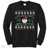 SQL Santa Claus Database Clause Developer Code DB Programmer Sweatshirt thumb 0