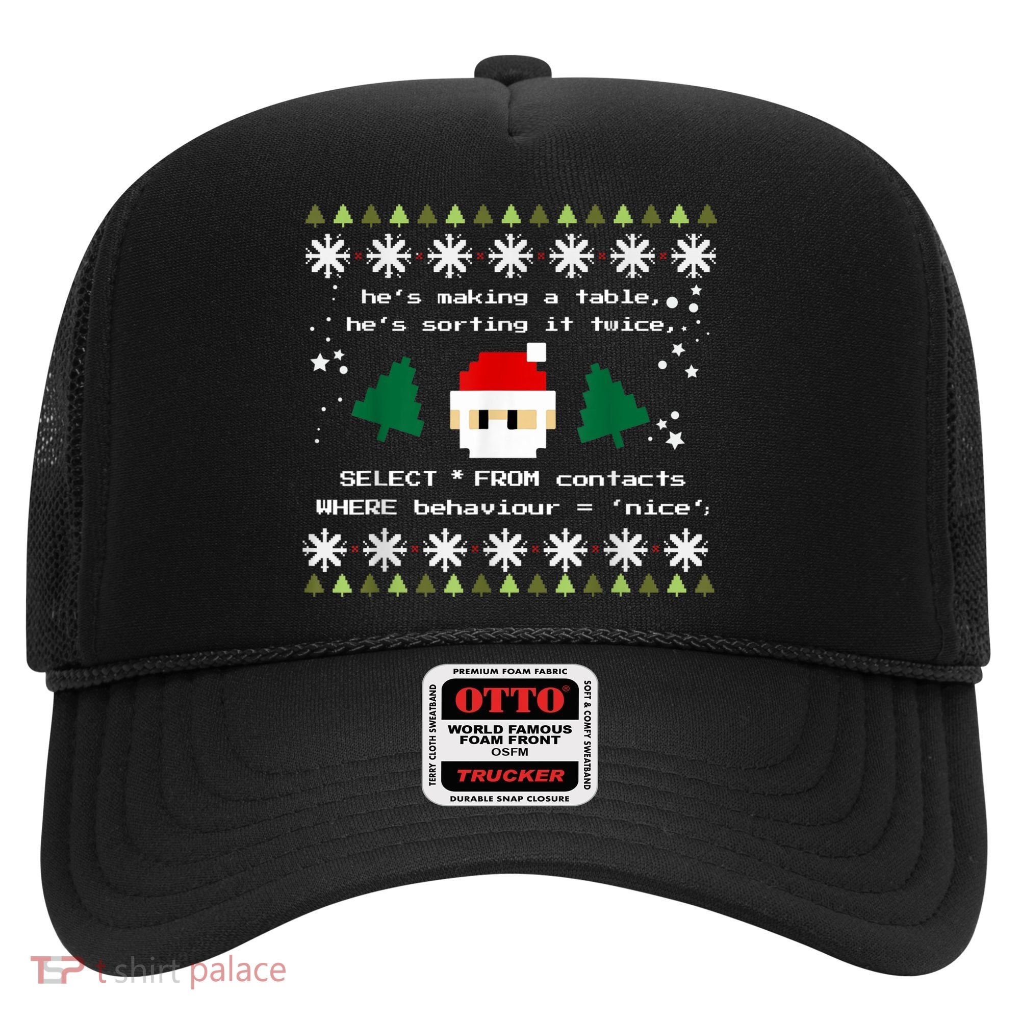 SQL Santa Claus Database Clause Developer Code DB Programmer Hat