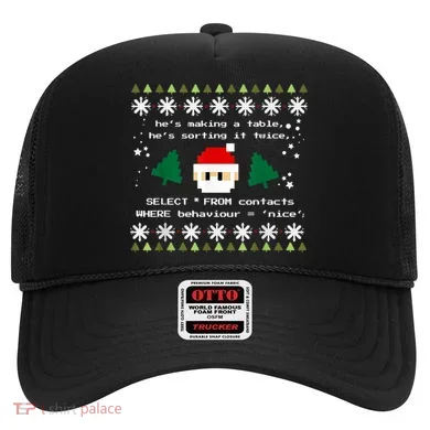 SQL Santa Claus Database Clause Developer Code DB Programmer Hat
