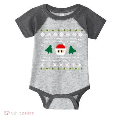 SQL Santa Claus Database Clause Developer Code DB Programmer Infant Baby Jersey Bodysuit